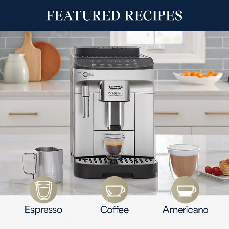 De'Longhi Magnifica Evo with LatteCrema Automatic Coffee and